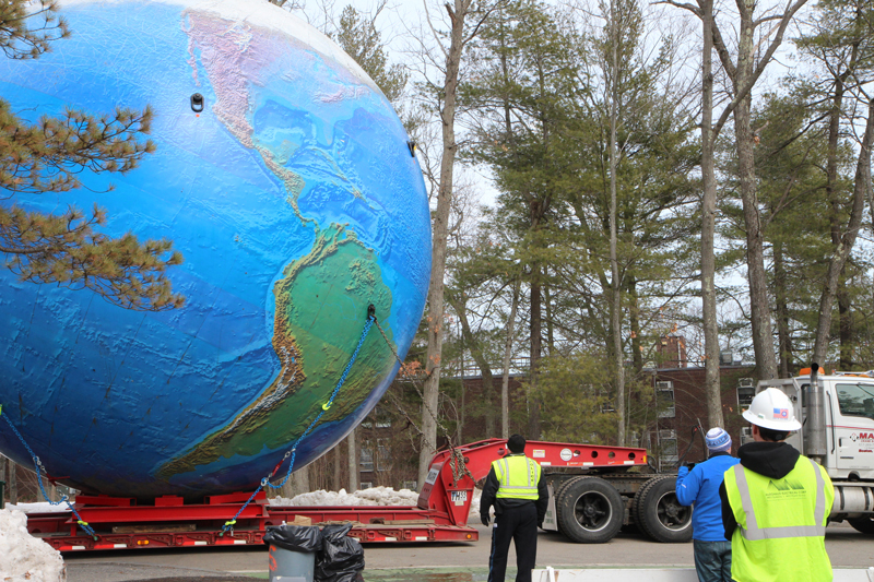 Babson Globe transported