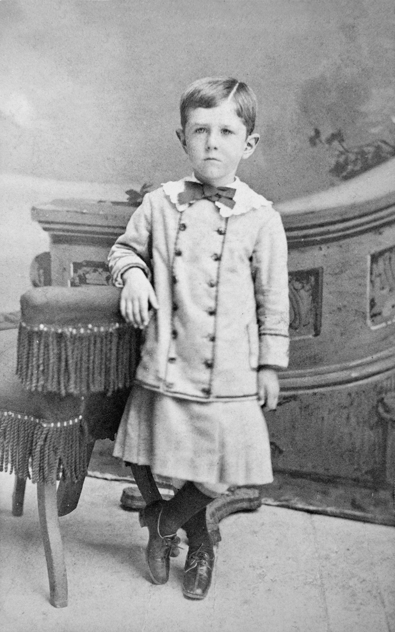 Roger Babson as a child