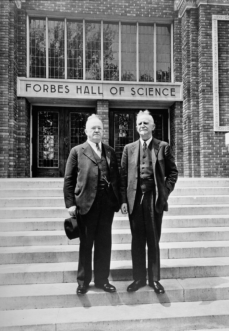 Roger Babson at Forbes Hall of Science