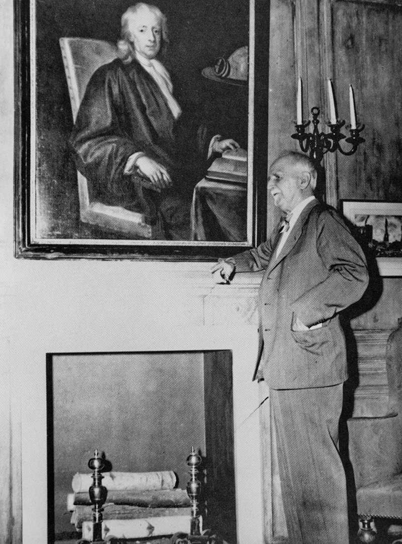 Roger Babson at home