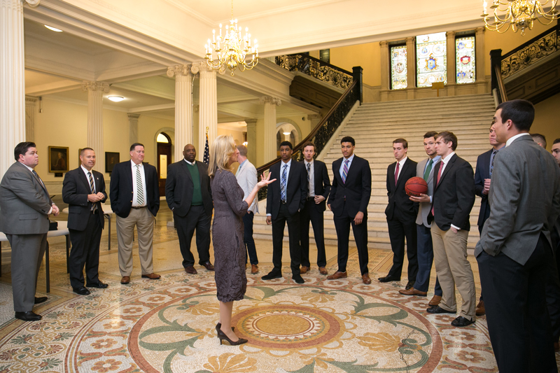 Babson Basketball at Massachusetts State House