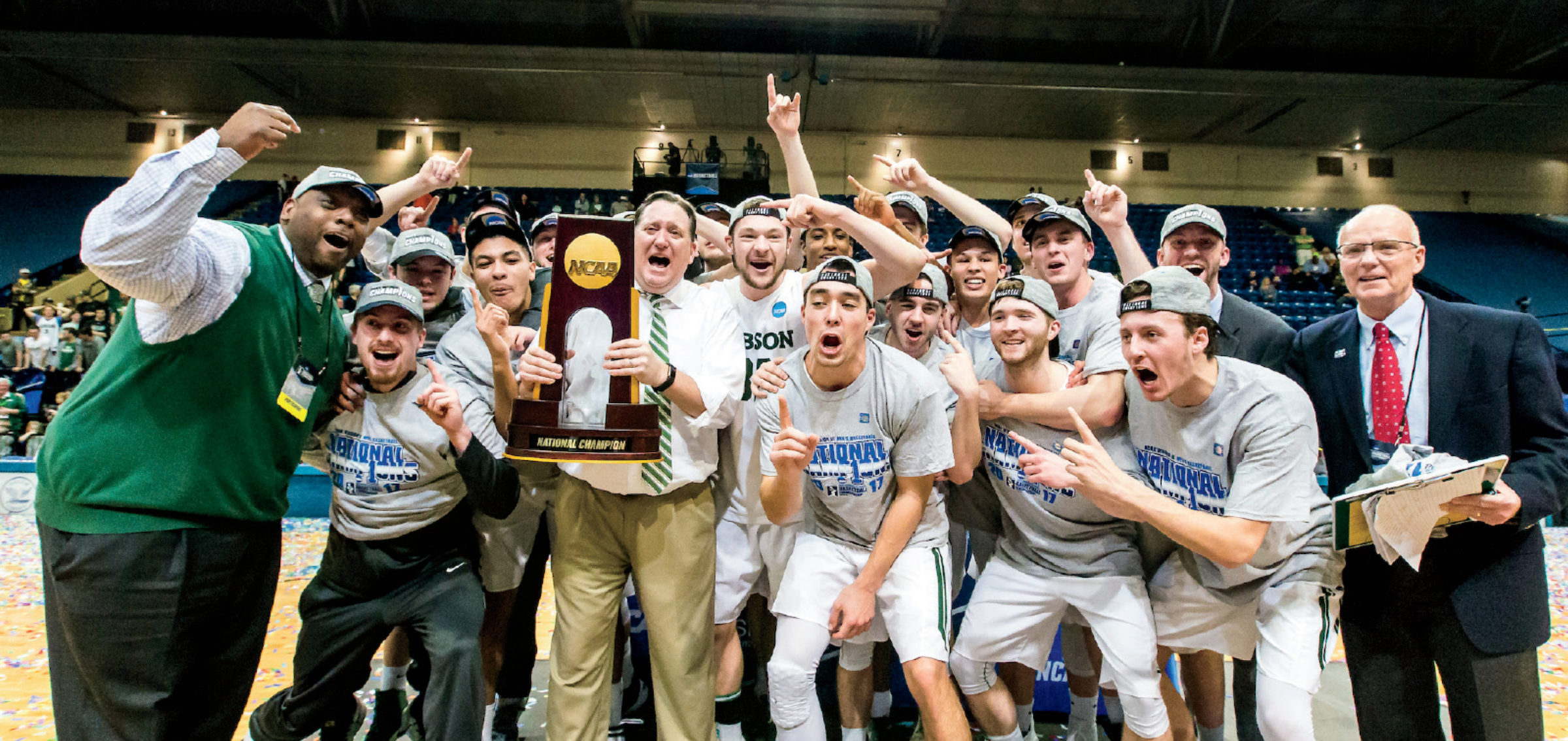 Men’s Basketball Wins its First NCAA Championship Babson Centennial